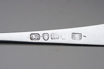 Rare Silver Onslow pattern Tablespoons (6)
